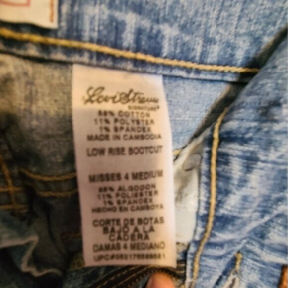 Levi Strauss Bootcut Jeans size 4 - Picture 3 of 5